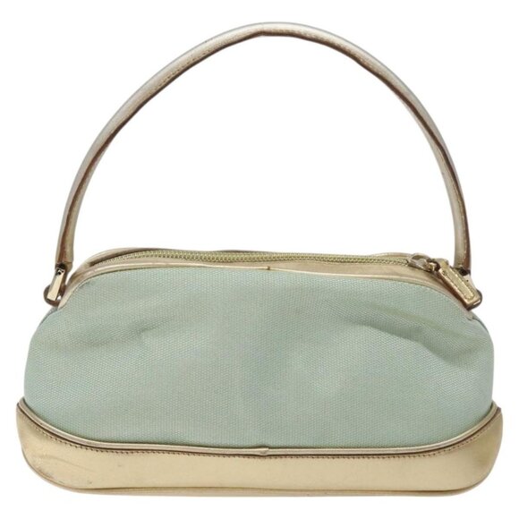 GUCCI Hand Bag Canvas Leather Light Blue 039 1133 Auth - Picture 3 of 15